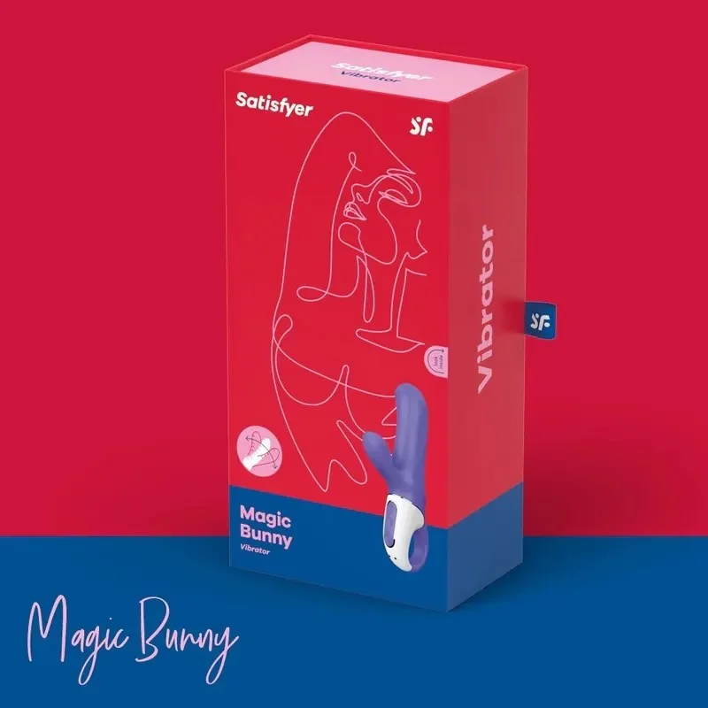 德國Satisfyer Magic Bunny按摩棒,德國品牌兔耳造型設計,適用於個人日常放鬆與探索使用 德國Satisfyer Magic Bunny 按摩棒