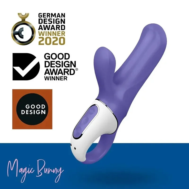 德國Satisfyer Magic Bunny按摩棒,德國品牌兔耳造型設計,適用於個人日常放鬆與探索使用 德國Satisfyer Magic Bunny 按摩棒