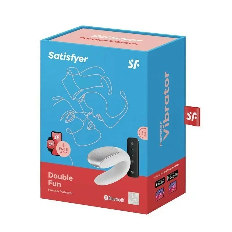 德國Satisfyer Double Fun 智能遙控雙人共震器 遙控按摩棒