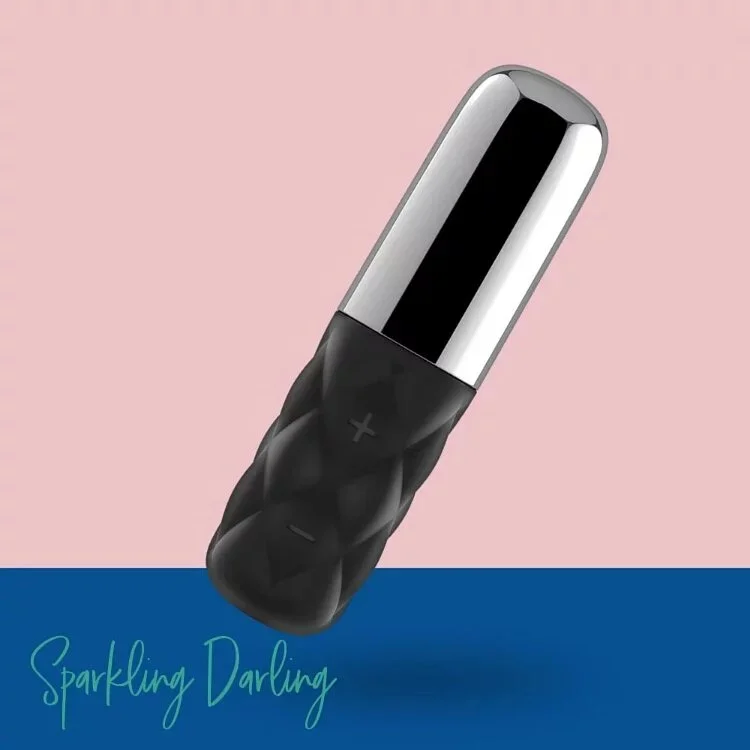 德國Satisfyer Sparkling Darling口紅震動器,德國品牌銀色款口紅造型,適用於個人日常放鬆與隱藏式探索使用 德國Satisfyer Sparkling Darling 口紅震動器 (銀)
