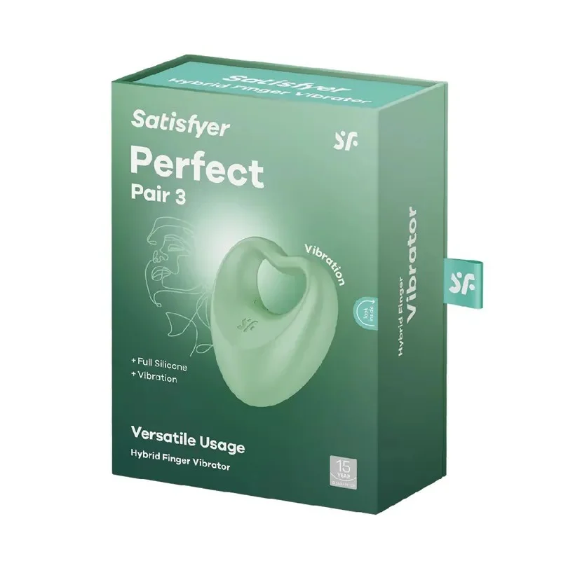 德國Satisfyer Perfect Pair 3二合一陰莖環震動器,德國品牌多功能設計,適用於伴侶互動與日常使用 德國 Satisfyer|Perfect Pair 3 二合一陰莖環震動器