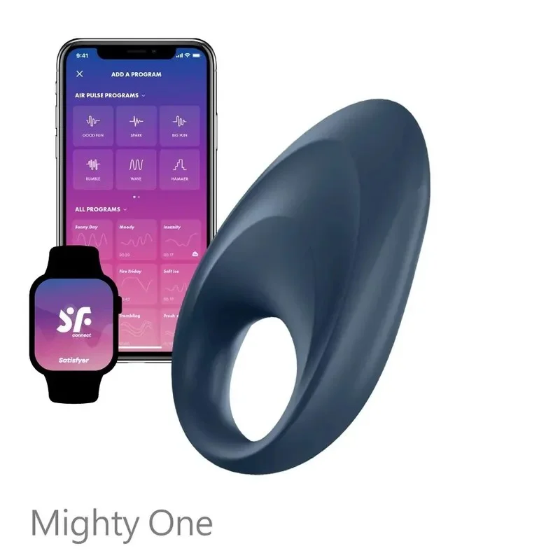 德國 Satisfyer|Mighty One 智能男士精力環 德國 Satisfyer|Mighty One 智能男士精力環