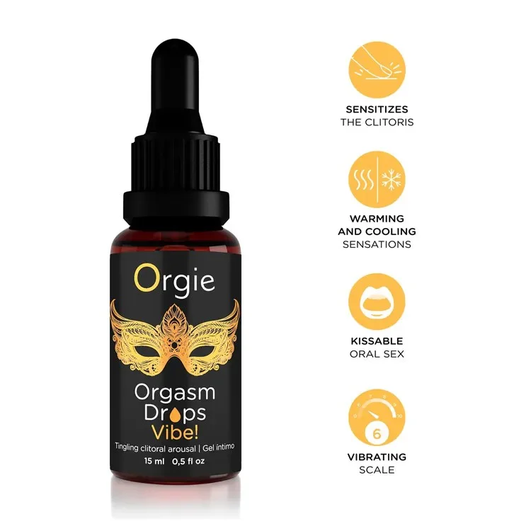 葡萄牙Orgie Orgasm Drop Vibe小金瓶挑逗蜜豆熱感口交凝膠,熱感挑逗配方,強化快感,親密互動必備 葡萄牙Orgie Orgasm Drop Vibe小金瓶挑逗蜜豆熱感口交凝膠15ml(請點擊內文中購買網址購買)