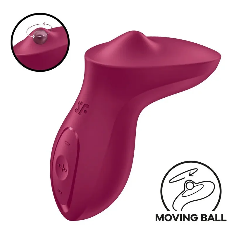 德國Satisfyer Exciterrr 滾珠震動按摩器(粉綠/ 莓紅)