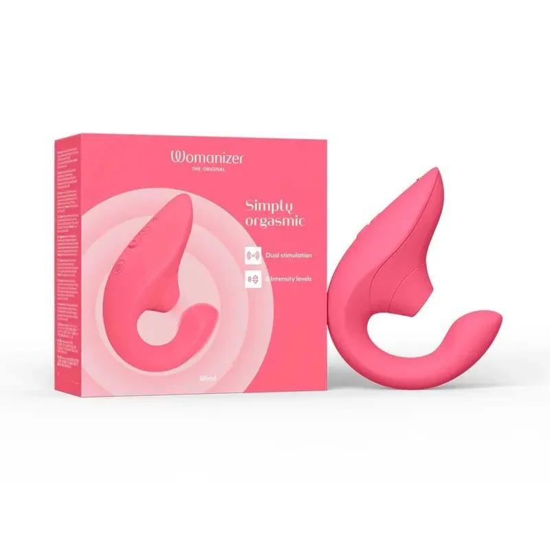 德國Womanizer Blend 陰蒂吸吮器 女用情趣用品 吸吮震動器 (活力玫粉)