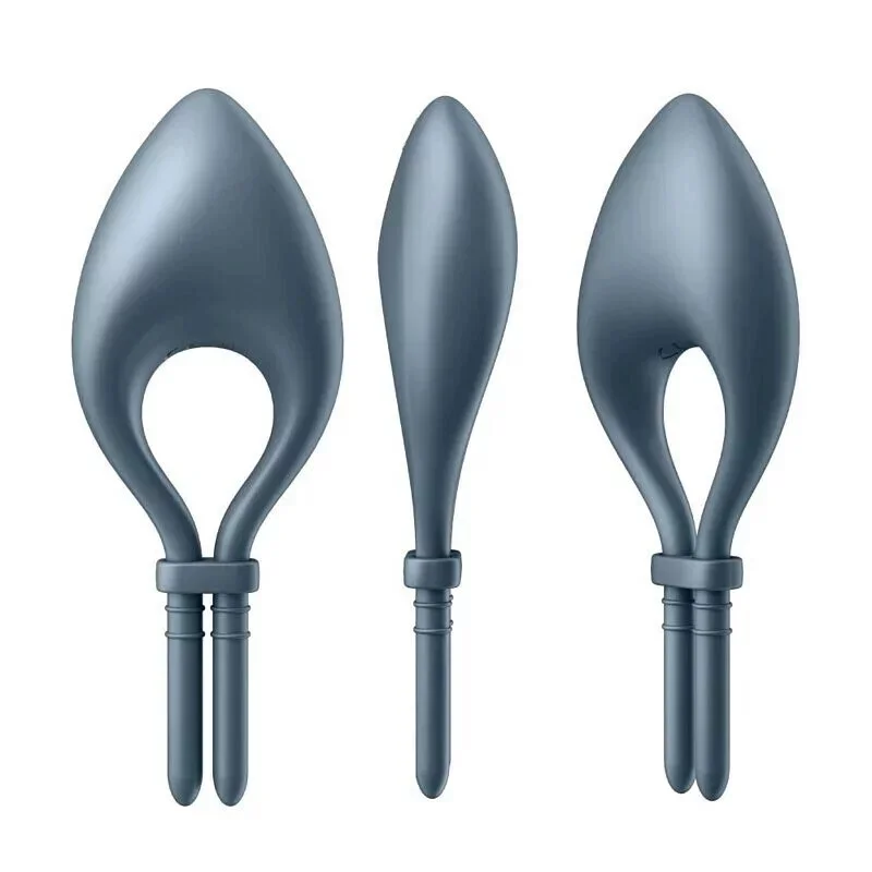 德國Satisfyer Bullseye智能可調節男士精力環,德國品牌可調節設計,適用於男士日常保養與伴侶互動使用 德國Satisfyer Bullseye 智能可調節男士精力環 震動屌環 屌環 深灰藍/藍色 下單請備註要什麼顏色
