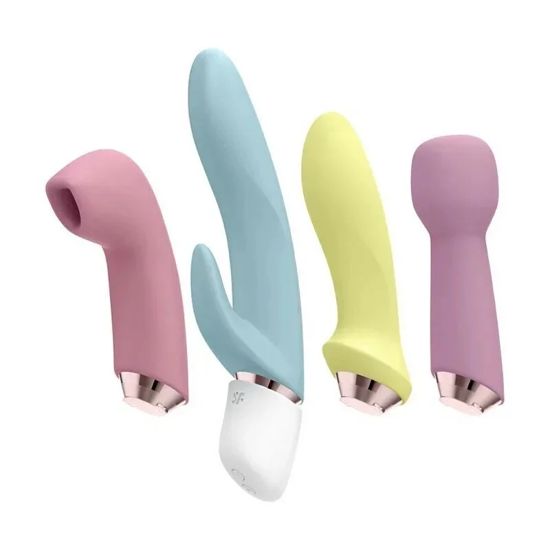 德國Satisfyer Marvelous Four 超級驚奇吸吮按摩4件套組 套裝組 震動按摩棒