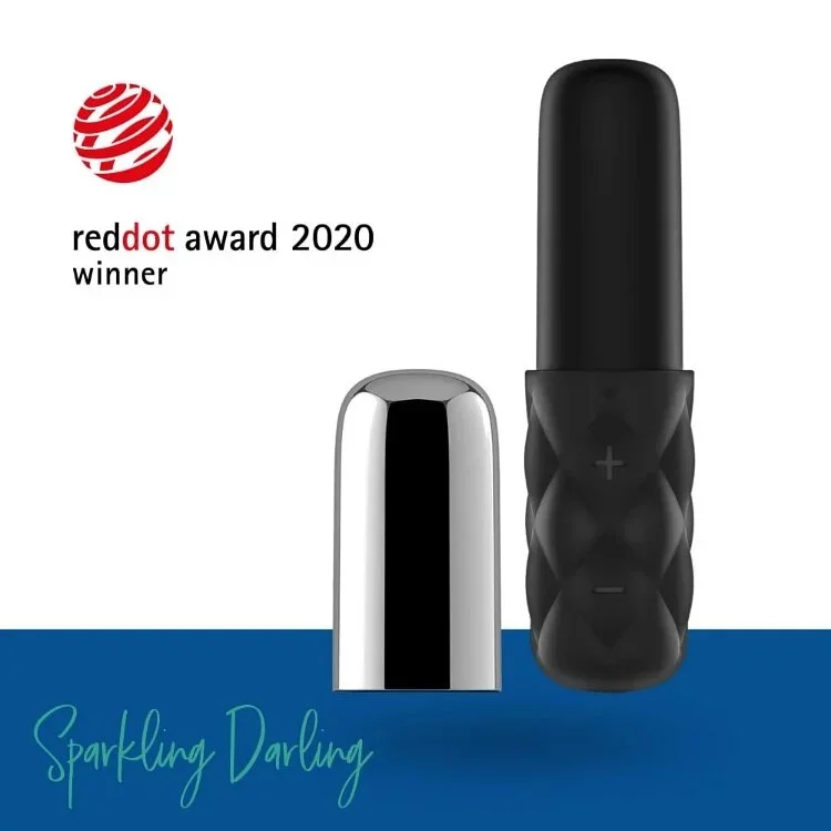 德國Satisfyer Sparkling Darling口紅震動器,德國品牌銀色款口紅造型,適用於個人日常放鬆與隱藏式探索使用 德國Satisfyer Sparkling Darling 口紅震動器 (銀)