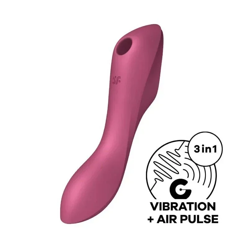 德國Satisfyer Curvy Trinity 3 陰蒂吸吮+震動按摩棒 吸吮器 電動按摩棒 德國Satisfyer Curvy Trinity 3 陰蒂吸吮+震動按摩棒 吸吮器 電動按摩棒