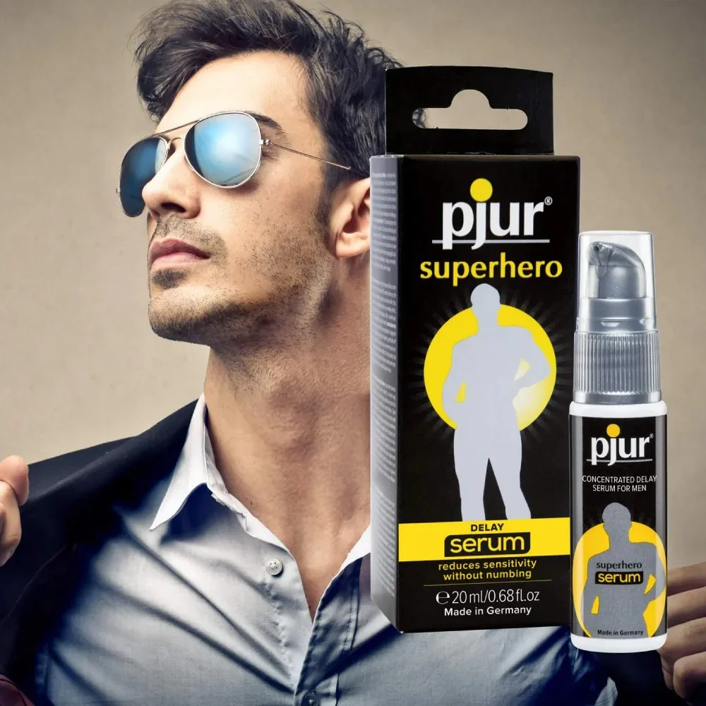 德國pjur 碧宜潤 superhero DELAY Serum 超級英雄快感延時精華液 20ml 新包裝(請點擊內文中購買網址購買)