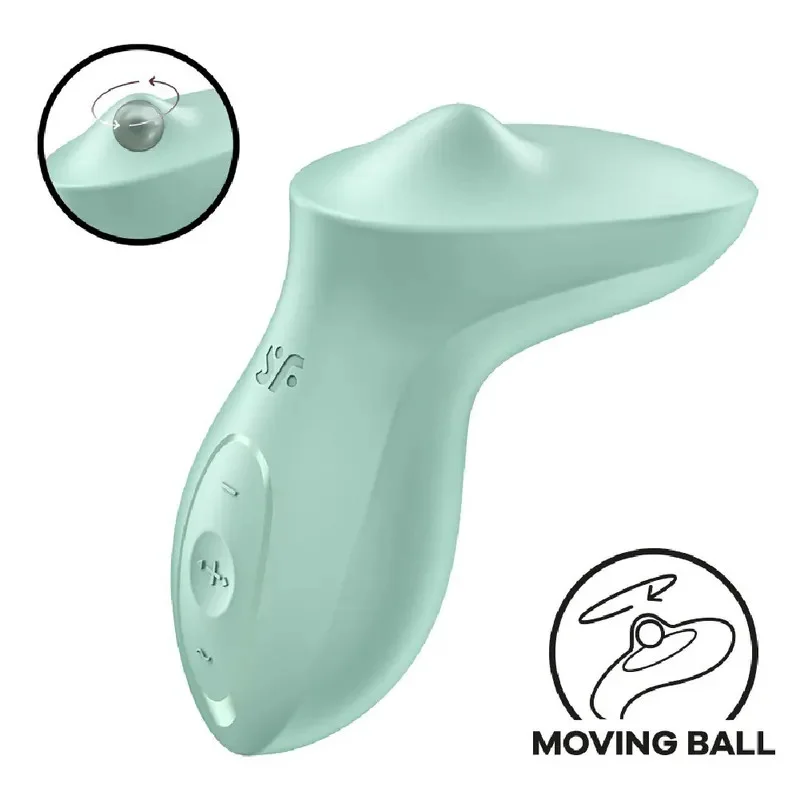 德國Satisfyer Exciterrr 滾珠震動按摩器(粉綠/ 莓紅)