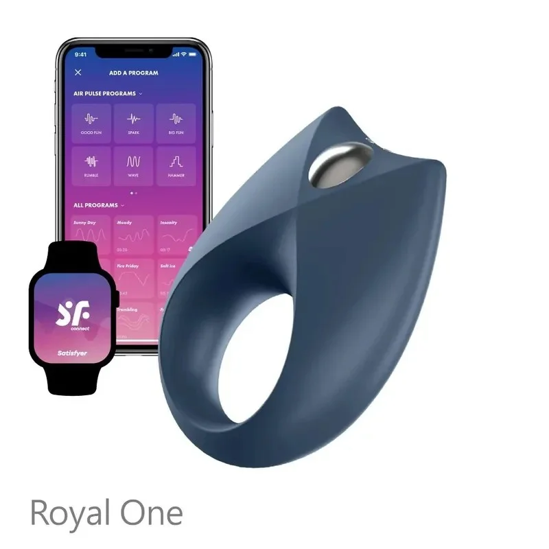 德國Satisfyer Royal One智能男士精力環,德國品牌智能款設計,適用於日常保養與使用 德國Satisfyer Royal One智能男士精力環,德國品牌智能款設計,適用於日常保養與使用