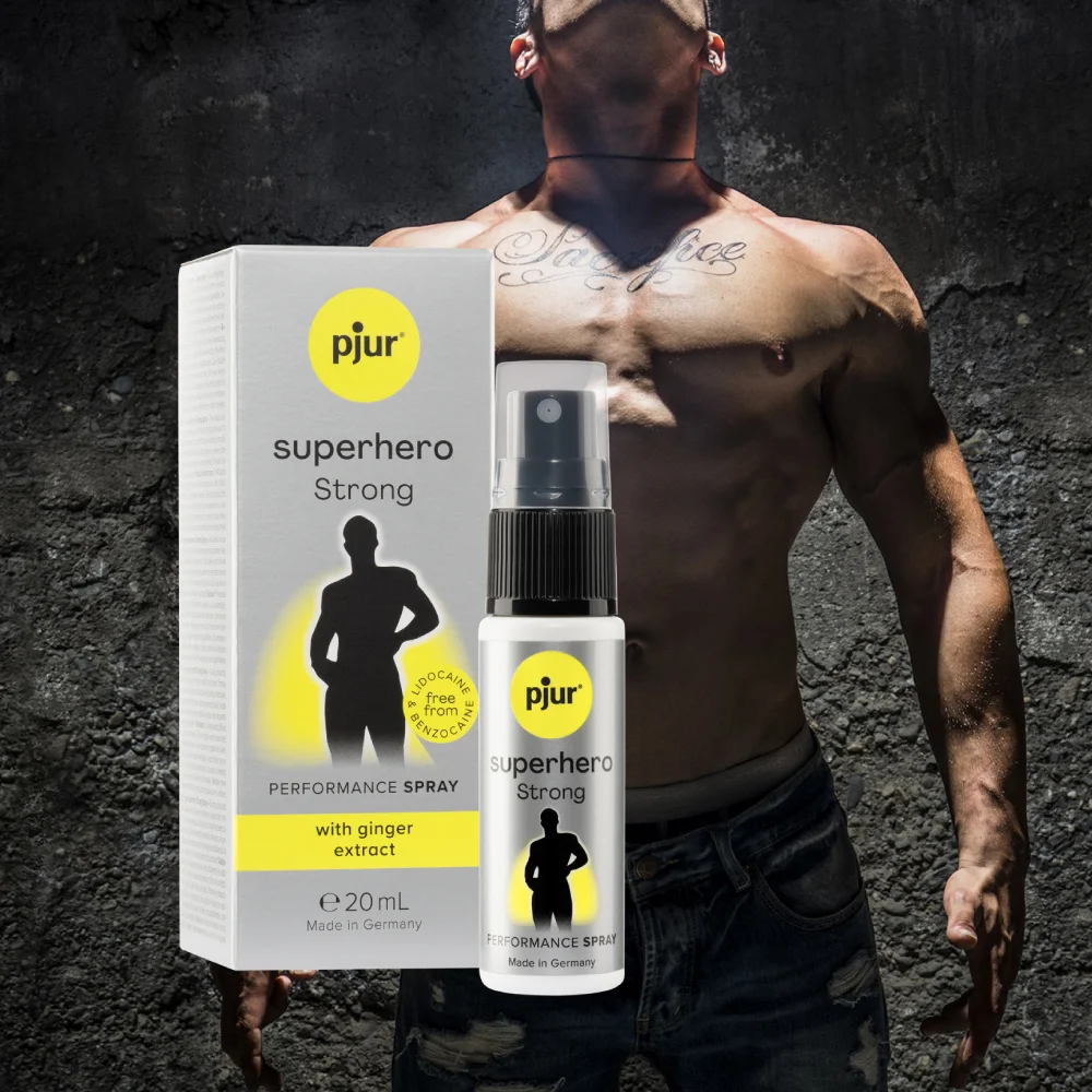 德國pjur｜superhero STRONG Spray｜超級英雄活力提升噴霧 強效型 小黑噴pro 20ml(請點擊內文中購買網址購買)