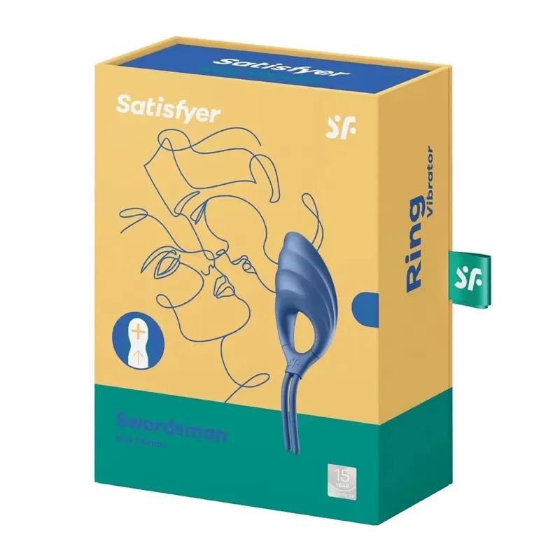 德國Satisfyer Swordsman可調節男士精力環(藍色),德國品牌藍色款設計,適用於日常保養與使用 德國 Satisfyer|Swordsman 可調節男士精力環 藍